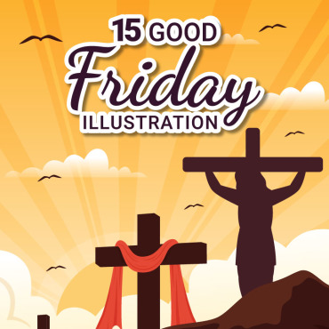Friday Jesus Illustrations Templates 317903