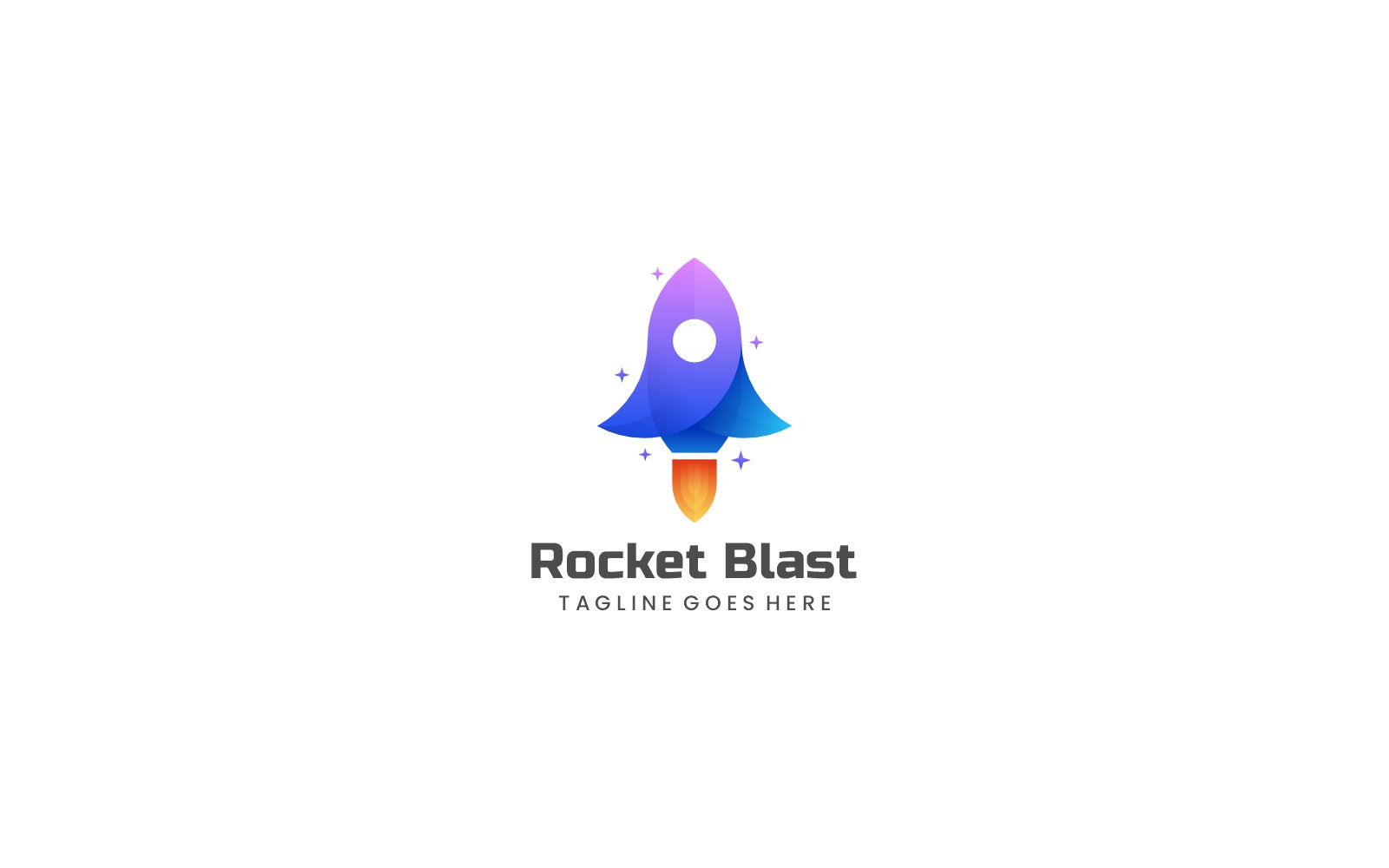 Rocket Blast Gradient Logo