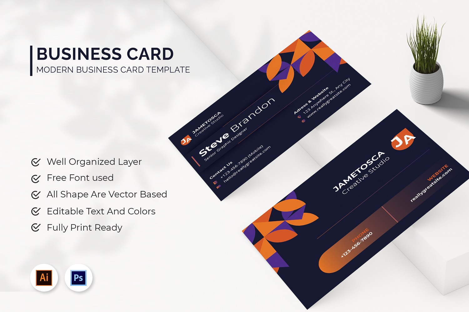 Design Agency Business Card