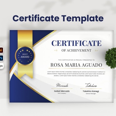 Business Print Certificate Templates 318227