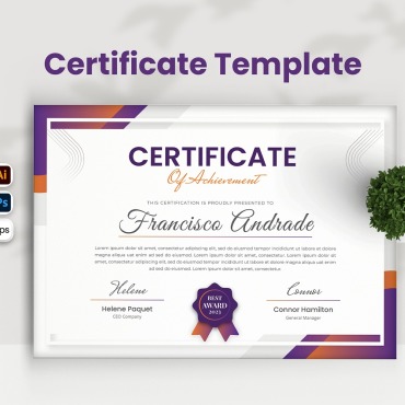 Business Print Certificate Templates 318228