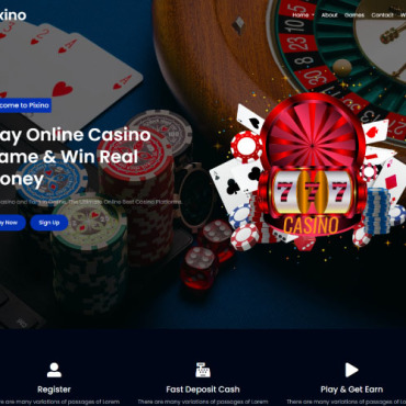 Casino Gambling Landing Page Templates 318268