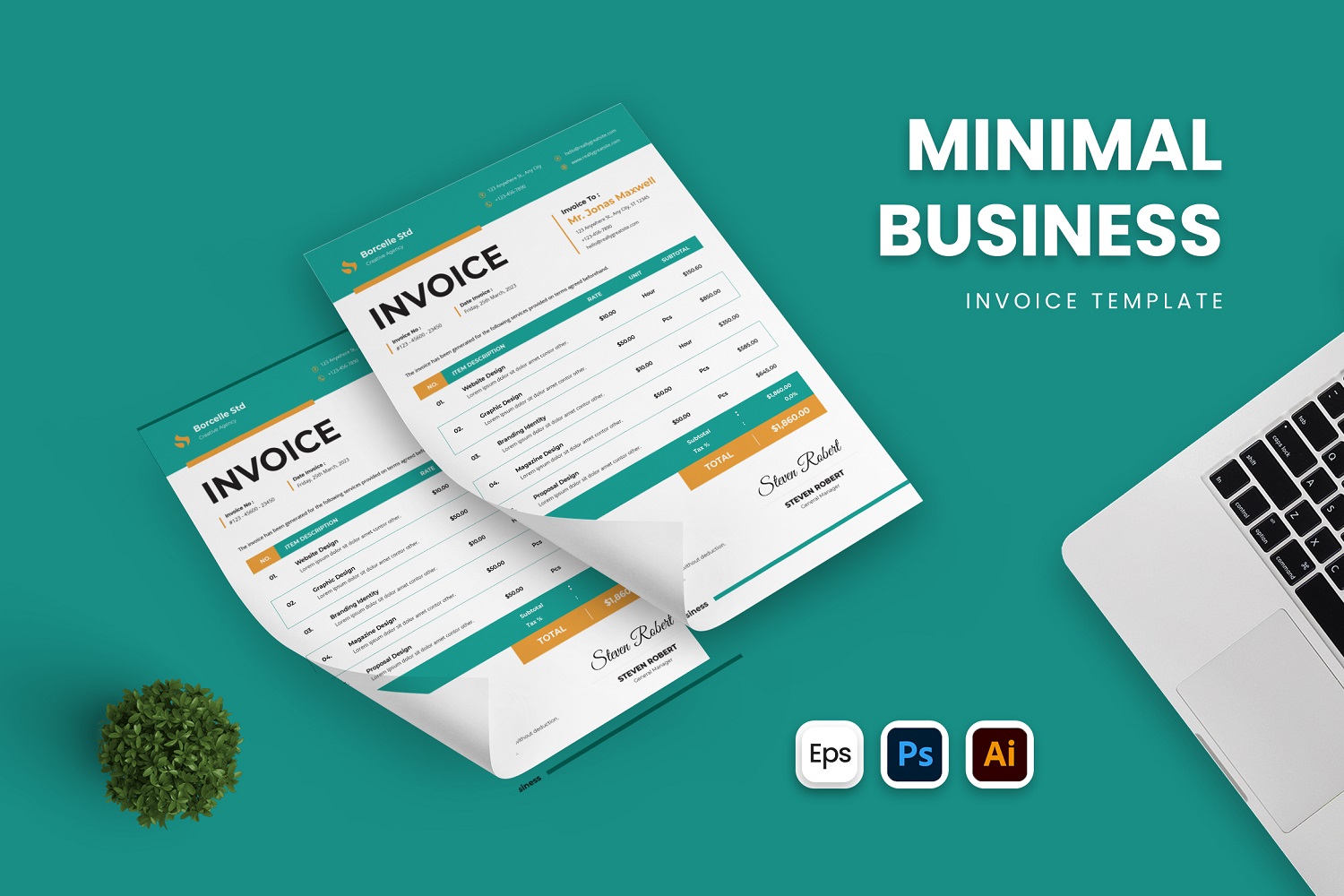 Minimal Business Invoice Template