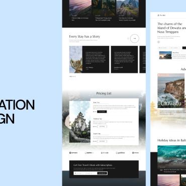 Vacation Guide UI Elements 318319