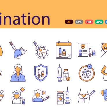 Of Vaccination Icon Sets 318364