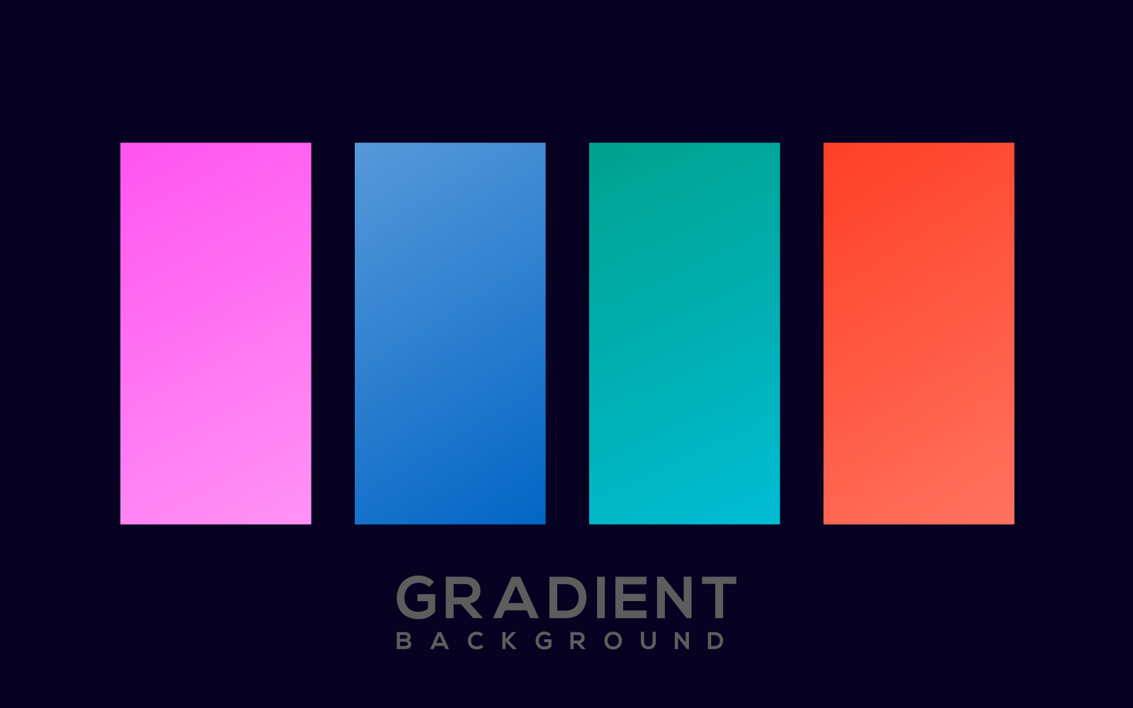 Gradient Swatches Vector Art Background Set