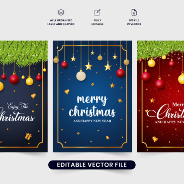 Holiday Cards Illustrations Templates 318390