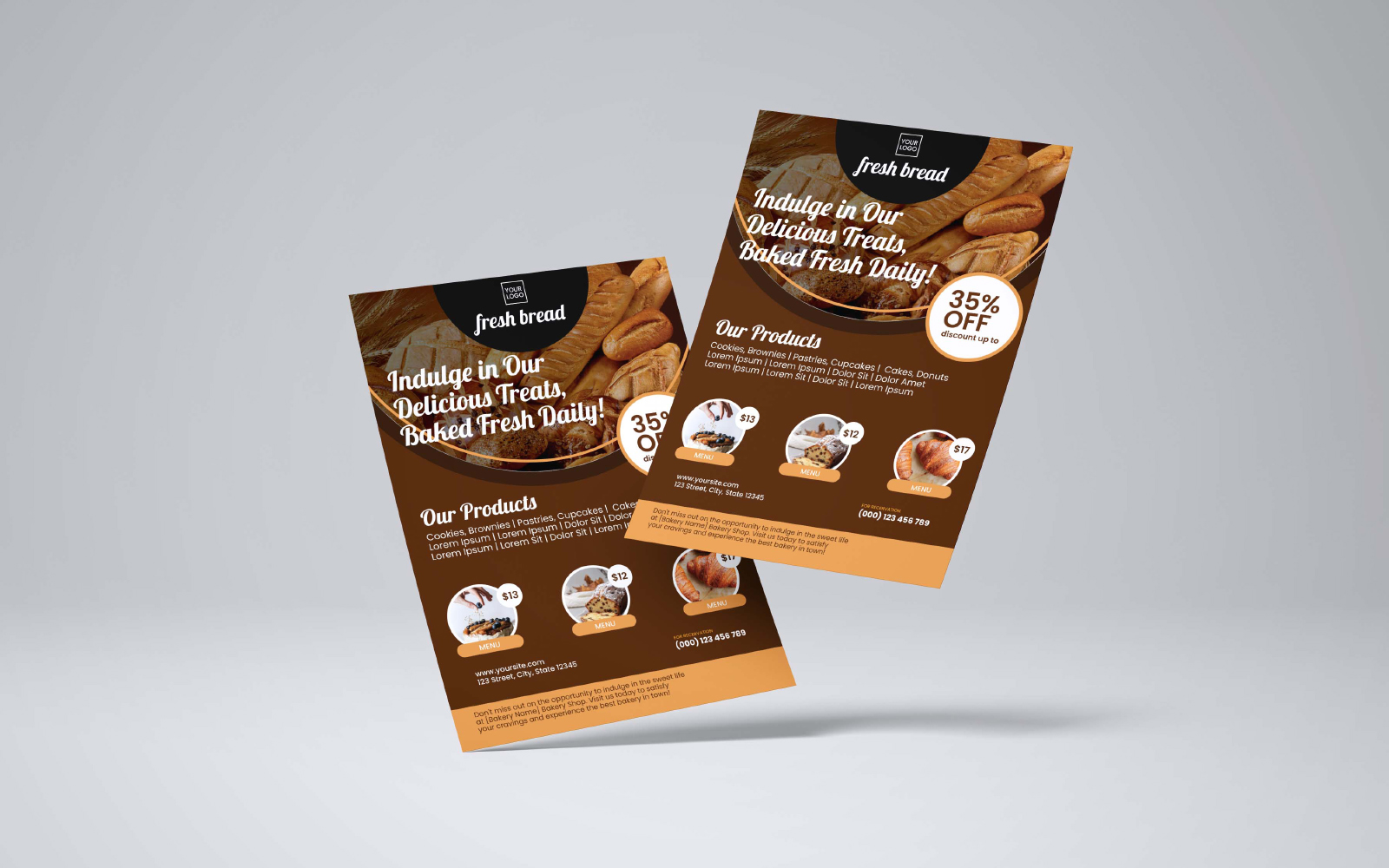 Bakery Shop Flyer Template