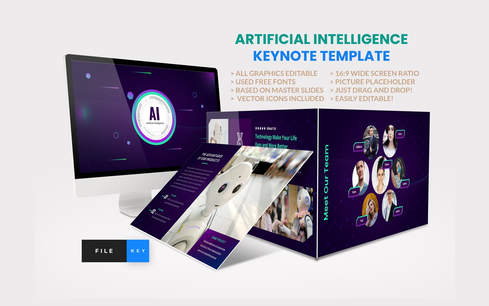 Artificial Intelligence Keynote Template