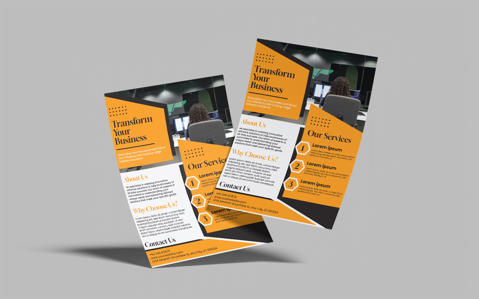 Software Service Flyer Template 2