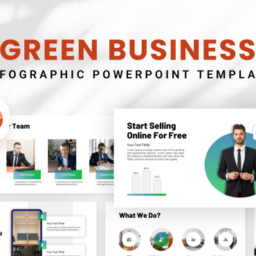 Business Green PowerPoint Templates 319139