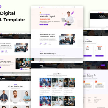 Agency Html Responsive Website Templates 319525