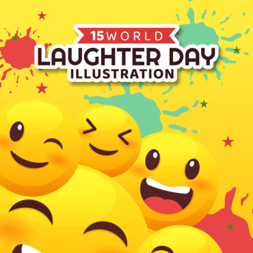 World Laughter Illustrations Templates 319731