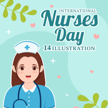 Day Nurse Illustrations Templates 319756