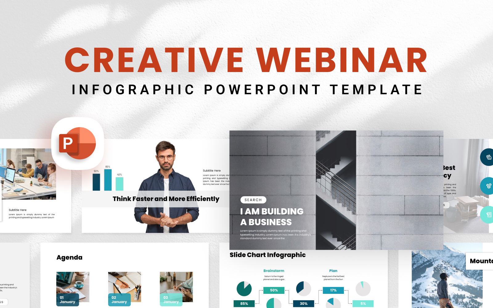 Creative Webinar PowerPoint Template