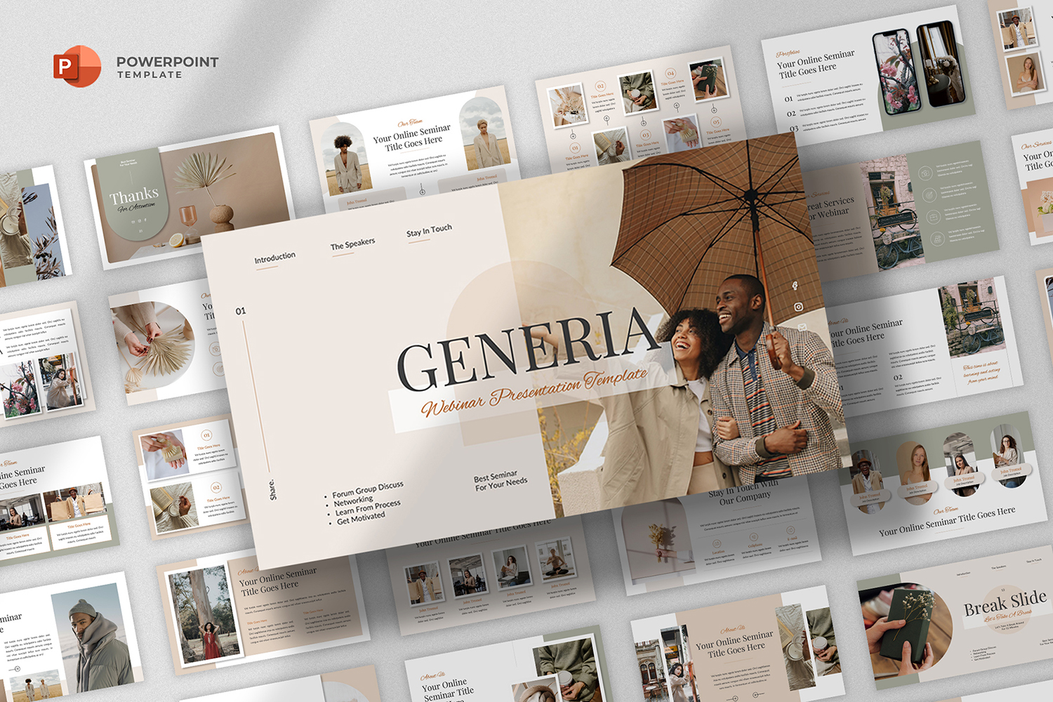 Generia - Webinar eCourse PowerPoint Template