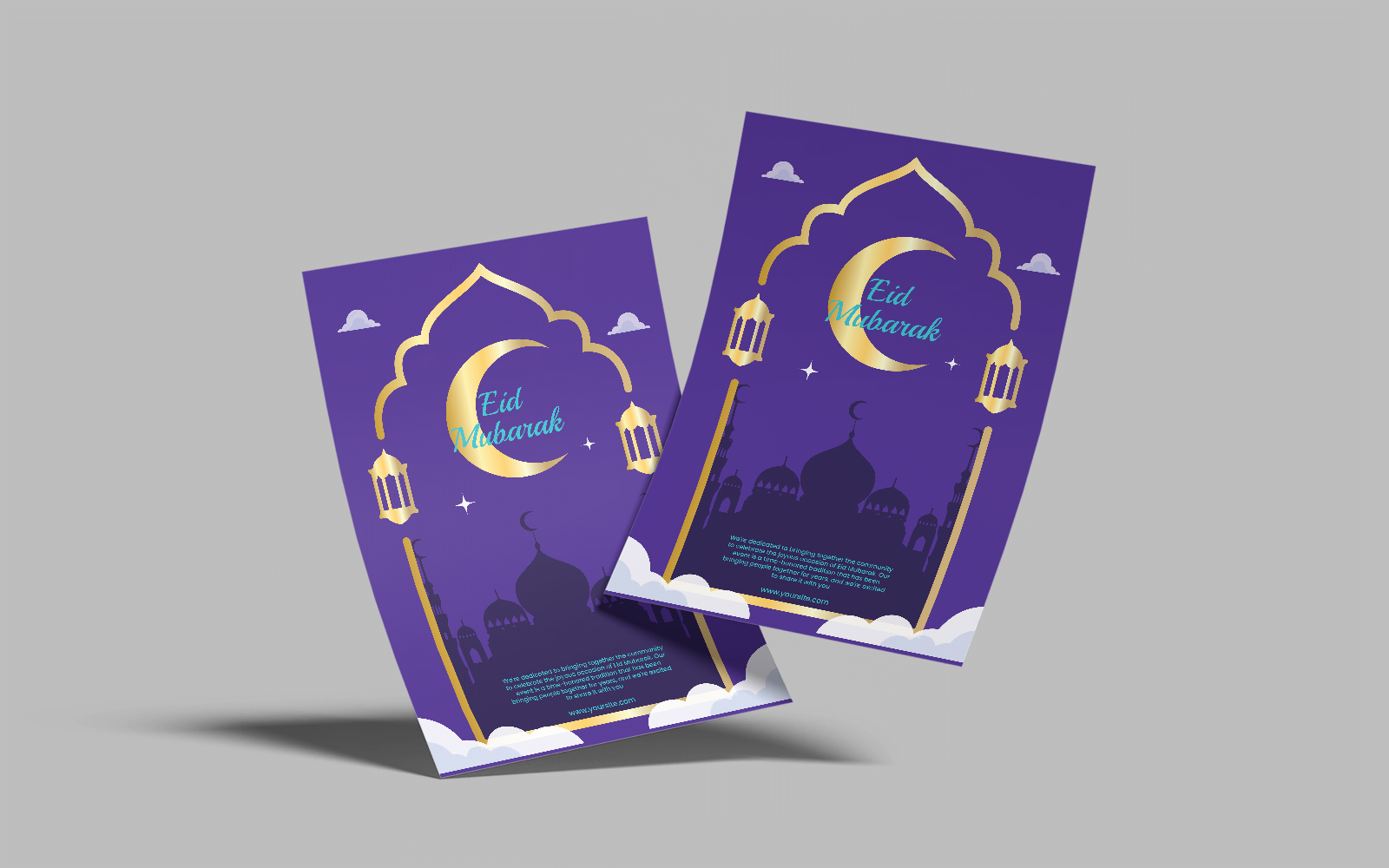 Eid Mubarak Flyer Template 2