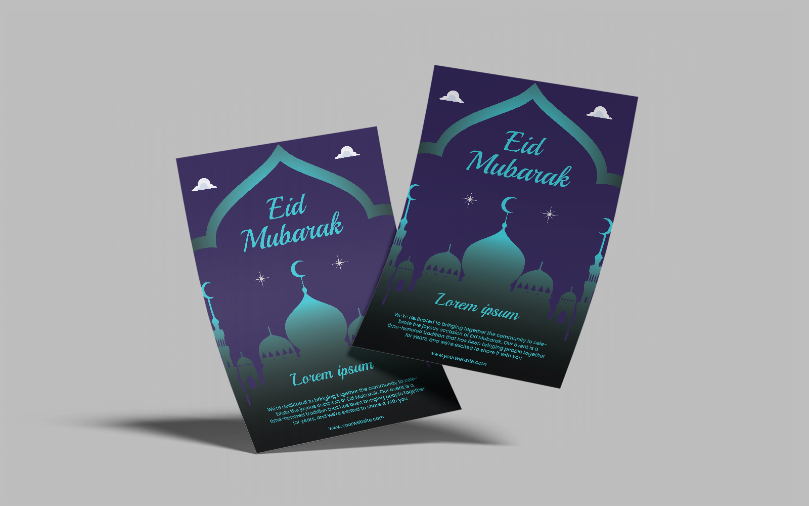 Eid Mubarak Flyer Template 3