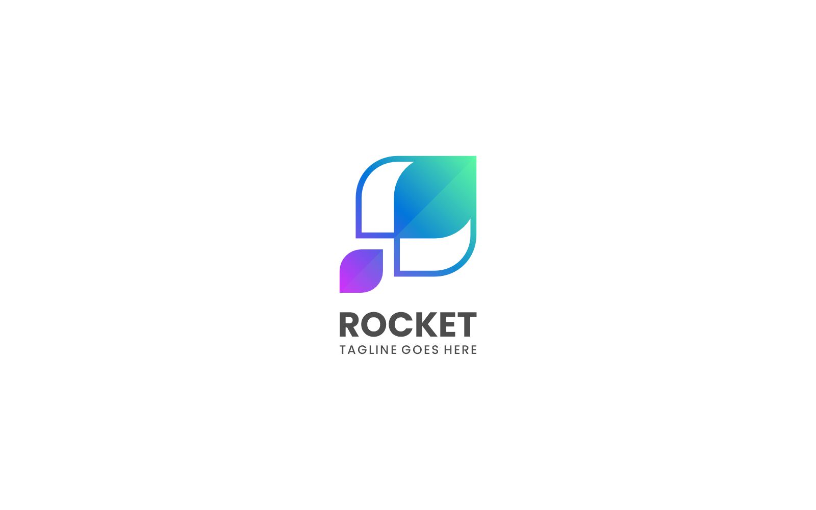 Rocket Gradient Logo Style 3