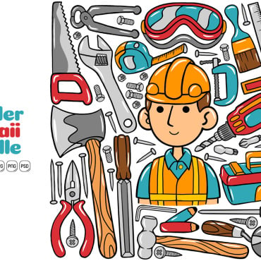 Man Worker Vectors Templates 320046