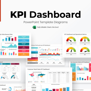 Dashboard Kpi PowerPoint Templates 320201