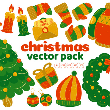 Christmas Illustration Vectors Templates 320344