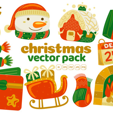Christmas Illustration Vectors Templates 320346