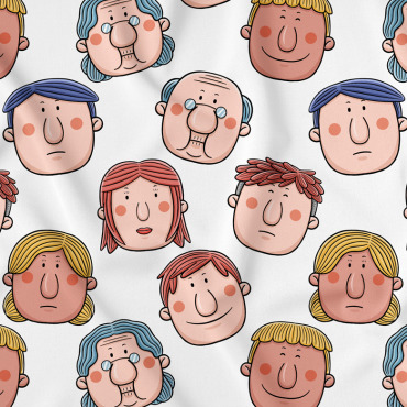 People Cartoon Patterns 320352