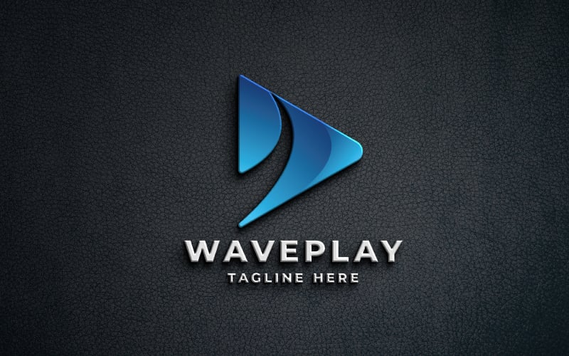 Wave Media Play Logo Pro Template
