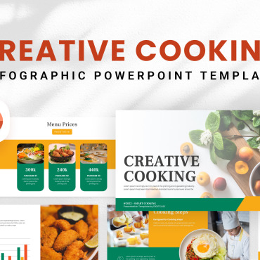 Food Cafe PowerPoint Templates 320575