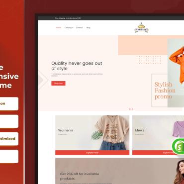 Clothes Clothing Shopify Themes 320619