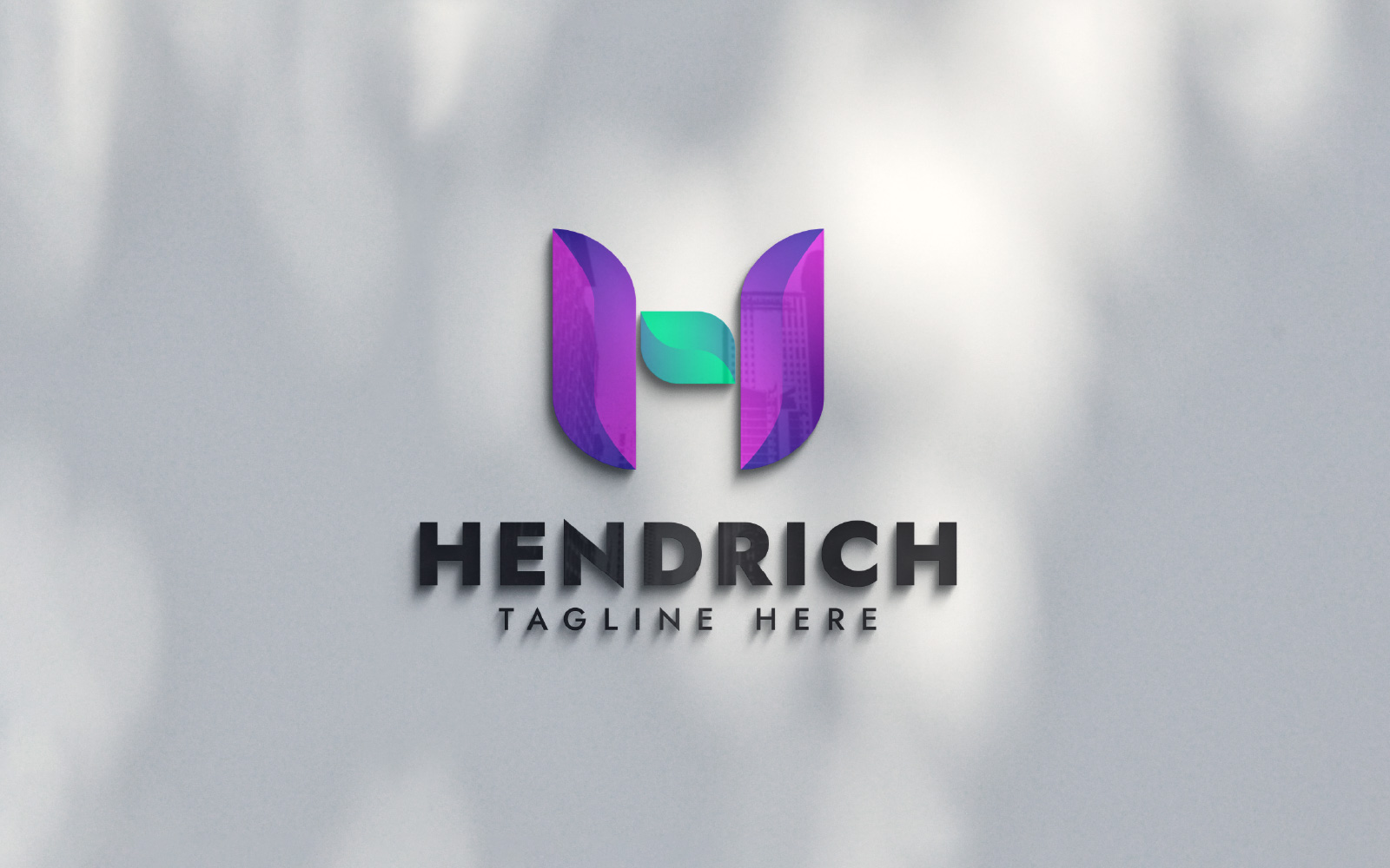 Letter H Colorful Monogram Logo Design