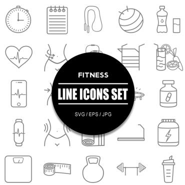 Gym Icon Icon Sets 320679