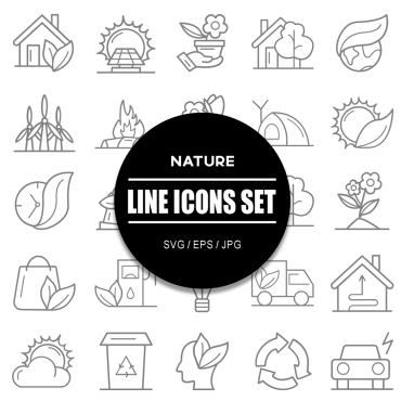 Outdoor Energy Icon Sets 320685