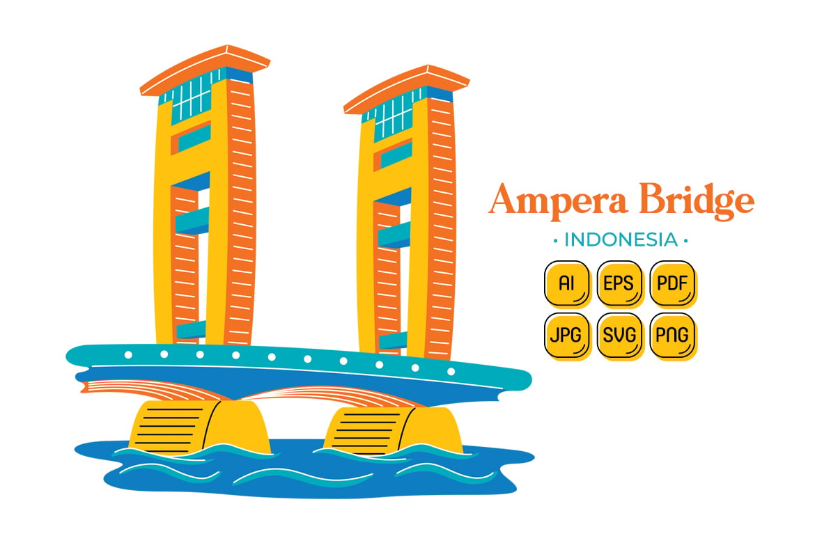 Ampera Bridge (Indonesia Travel Destination)