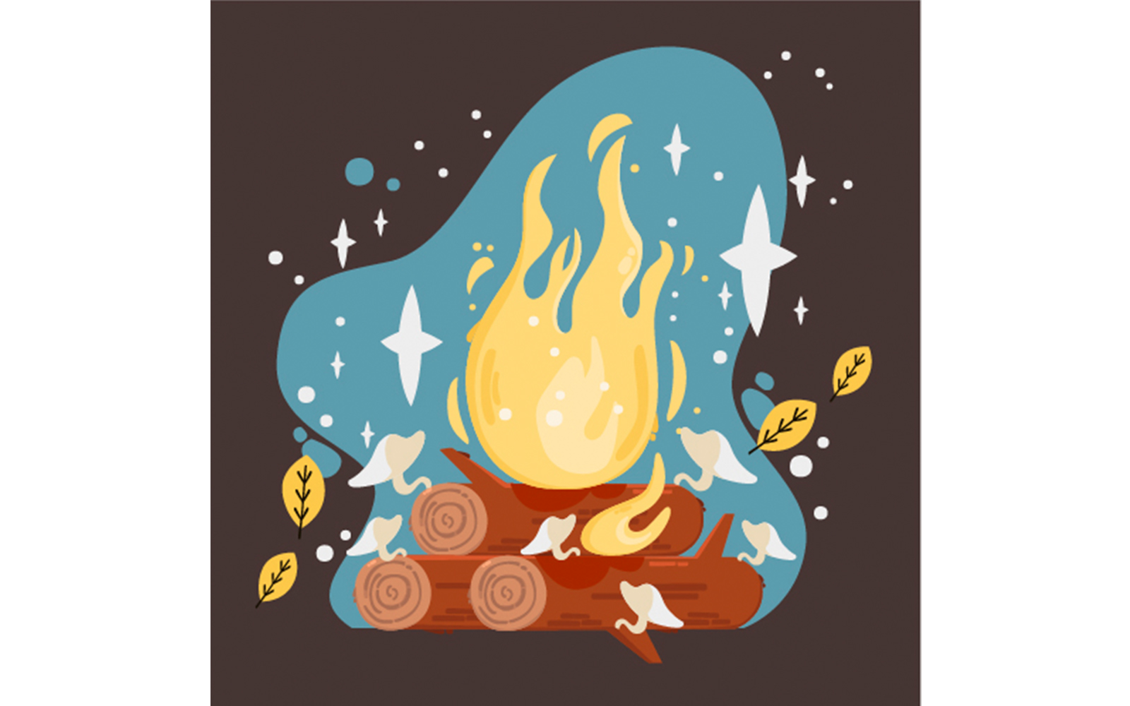 Fire Background Illustration