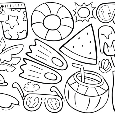 Summer Vector Vectors Templates 320762