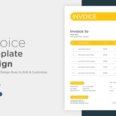 Invoice Design Corporate Identity 320793