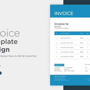 Invoice Design Corporate Identity 320794