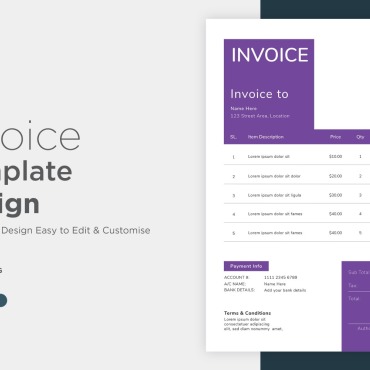 Invoice Design Corporate Identity 320795