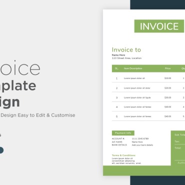 Invoice Design Corporate Identity 320796