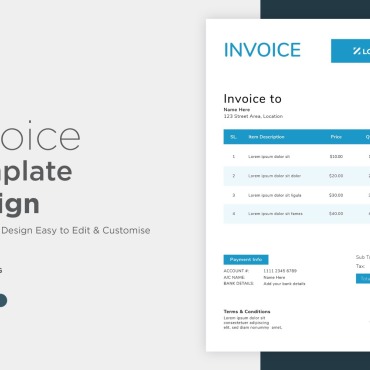 Invoice Design Corporate Identity 320798