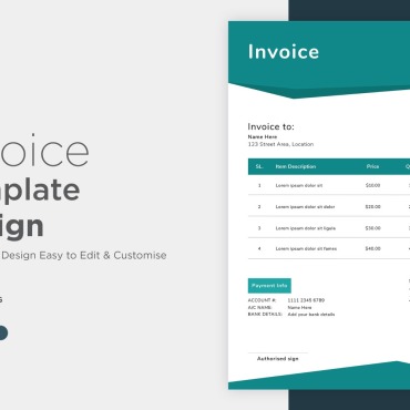 Invoice Design Corporate Identity 320802