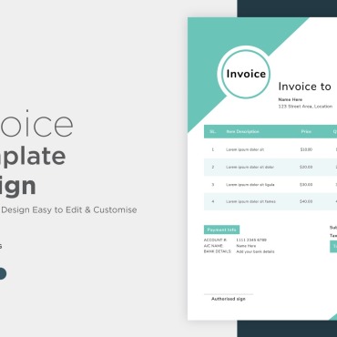 Invoice Design Corporate Identity 320810