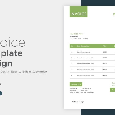 Invoice Design Corporate Identity 320830