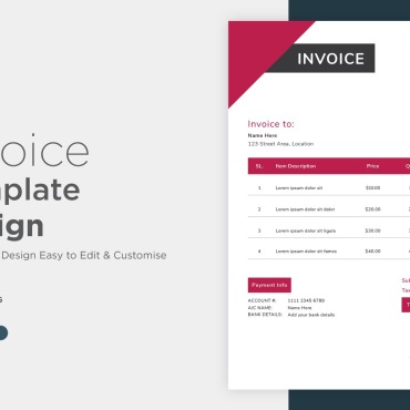 Invoice Design Corporate Identity 320831