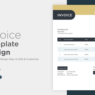 Invoice Design Corporate Identity 320834