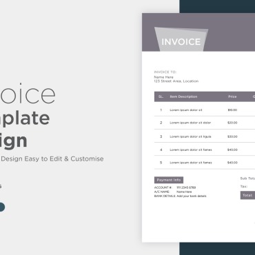 Invoice Design Corporate Identity 320835