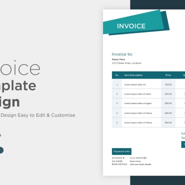 Invoice Design Corporate Identity 320839