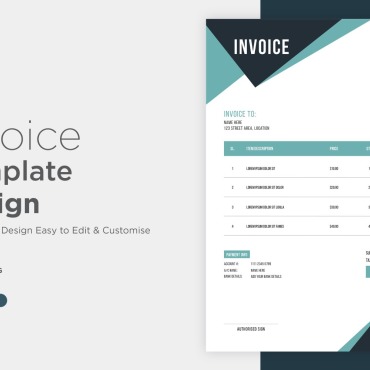 Invoice Design Corporate Identity 320848